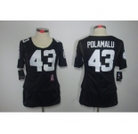 nike women nfl jerseys pittsburgh steelers #43 polamalu black[breast cancer awareness]