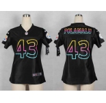 nike women nfl jerseys pittsburgh steelers #43 troy polamalu black[nike fashion]