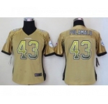 nike women nfl jerseys pittsburgh steelers #43 troy polamalu gold[Elite drift fashion]