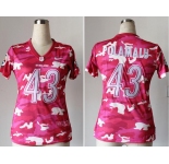 nike women nfl jerseys pittsburgh steelers #43 troy polamalu pink[fashion camo]
