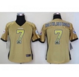 nike women nfl jerseys pittsburgh steelers #7 ben roethlisberger gold[Elite drift fashion]