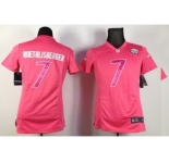 nike women nfl jerseys pittsburgh steelers #7 roethlisberger pink[nike]