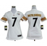 nike women nfl jerseys pittsburgh steelers #7 roethlisberger white[nike]