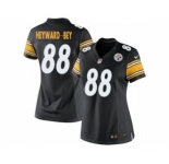 nike women nfl jerseys pittsburgh steelers #88 darrius heyward-bey black[nike][heyward-bey]