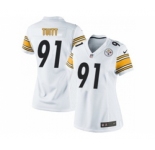 nike women nfl jerseys pittsburgh steelers #91 stephon tuitt white[nike]