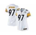 nike women nfl jerseys pittsburgh steelers #97 heyward white[nike]