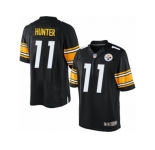 Youth Nike Pittsburgh Steelers #11 Justin Hunter Limited Black Team Color NFL Jersey
