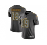 Youth Nike Pittsburgh Steelers #19 JuJu Smith-Schuster Gray Static NFL Vapor Untouchable Limited Jersey