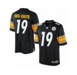 Youth Nike Pittsburgh Steelers #19 JuJu Smith-Schuster Limited Black Team Color NFL Jersey