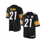 Youth Nike Pittsburgh Steelers #21 Robert Golden Limited Black Team Color NFL Jersey