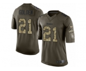 Youth Nike Pittsburgh Steelers #21 Robert Golden Limited Green Salute to Service NFL Jersey
