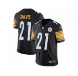 Youth Nike Pittsburgh Steelers #21 Sean Davis Black Team Color Stitched NFL Vapor Untouchable Limited Jersey