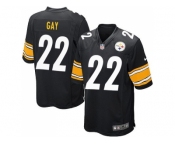 Youth Nike Pittsburgh Steelers #22 William Gay Black jerseys