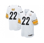 Youth Nike Pittsburgh Steelers #22 William Gay white jerseys
