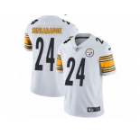 Youth Nike Pittsburgh Steelers #24 Coty Sensabaugh White Vapor Untouchable Limited Player NFL Jersey
