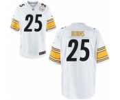 Youth Nike Pittsburgh Steelers #25 Artie Burns White NFL Jersey