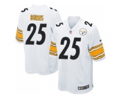 Youth Nike Pittsburgh Steelers #25 Artie Burns White Stitched NFL Elite Jersey