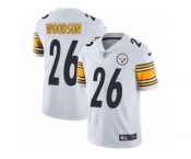 Youth Nike Pittsburgh Steelers #26 Rod Woodson Vapor Untouchable Limited White NFL Jersey