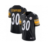 Youth Nike Pittsburgh Steelers #30 Daimion Stafford Black Team Color Vapor Untouchable Limited Player NFL Jersey