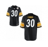 Youth Nike Pittsburgh Steelers #30 James Conner Black Team Color NFL Jersey