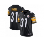 Youth Nike Pittsburgh Steelers #31 Donnie Shell Vapor Untouchable Limited Black Team Color NFL Jersey