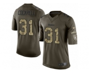 Youth Nike Pittsburgh Steelers #31 Ross Cockrell Limited Green Salute to Service NFL Jersey