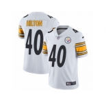 Youth Nike Pittsburgh Steelers #40 Mike Hilton White Vapor Untouchable Limited Player NFL Jersey