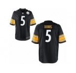 Youth Nike Pittsburgh Steelers #5 Joshua Dobbs Black Game Jerseys