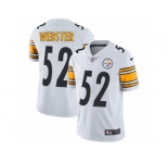 Youth Nike Pittsburgh Steelers #52 Mike Webster Vapor Untouchable Limited White NFL Jersey