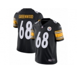 Youth Nike Pittsburgh Steelers #68 L.C. Greenwood Vapor Untouchable Limited Black Team Color NFL Jersey