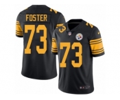 Youth Nike Pittsburgh Steelers #73 Ramon Foster Limited Black Rush NFL Jersey