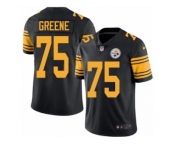 Youth Nike Pittsburgh Steelers #75 Joe Greene Limited Black Rush NFL Jersey