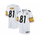 Youth Nike Pittsburgh Steelers #81 Jesse James Limited White NFL Jersey