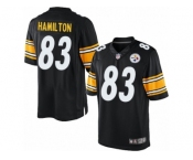 Youth Nike Pittsburgh Steelers #83 Cobi Hamilton Limited Black Team Color NFL Jersey