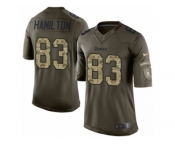 Youth Nike Pittsburgh Steelers #83 Cobi Hamilton Limited Green Salute to Service NFL Jersey