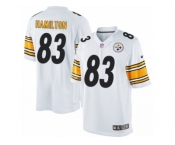 Youth Nike Pittsburgh Steelers #83 Cobi Hamilton Limited White NFL Jersey