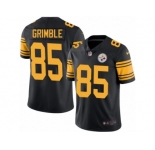 Youth Nike Pittsburgh Steelers #85 Xavier Grimble Limited Black Rush NFL Jersey