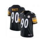 Youth Nike Pittsburgh Steelers #90 T. J. Watt Vapor Untouchable Limited Black Team Color NFL Jersey