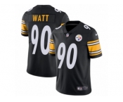 Youth Nike Pittsburgh Steelers #90 T. J. Watt Vapor Untouchable Limited Black Team Color NFL Jersey