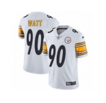 Youth Nike Pittsburgh Steelers #90 T. J. Watt Vapor Untouchable Limited White NFL Jersey