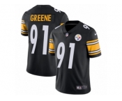 Youth Nike Pittsburgh Steelers #91 Kevin Greene Vapor Untouchable Limited Black Team Color NFL Jersey