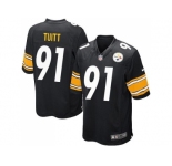 Youth Nike Pittsburgh Steelers #91 Stephon Tuitt Black jerseys