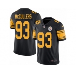 Youth Nike Pittsburgh Steelers #93 Dan McCullers Limited Black Rush NFL Jersey