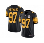 Youth Nike Pittsburgh Steelers #97 Cameron Heyward Limited Black Rush NFL Jersey