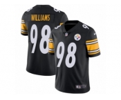 Youth Nike Pittsburgh Steelers #98 Vince Williams Vapor Untouchable Limited Black Team Color NFL Jersey