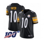 Youth Pittsburgh Steelers #10 Ryan Switzer Black Team Color Vapor Untouchable Limited Player 100th Season Football Jersey