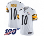 Youth Pittsburgh Steelers #10 Ryan Switzer White Vapor Untouchable Limited Player 100th Season Football Jersey