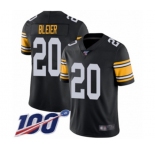 Youth Pittsburgh Steelers #20 Rocky Bleier Black Alternate Vapor Untouchable Limited Player 100th Season Football Jersey