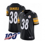 Youth Pittsburgh Steelers #38 Jaylen Samuels Black Team Color Vapor Untouchable Limited Player 100th Season Football Jersey