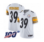 Youth Pittsburgh Steelers #39 Minkah Fitzpatrick White Vapor Untouchable Limited Player 100th Season Football Jersey